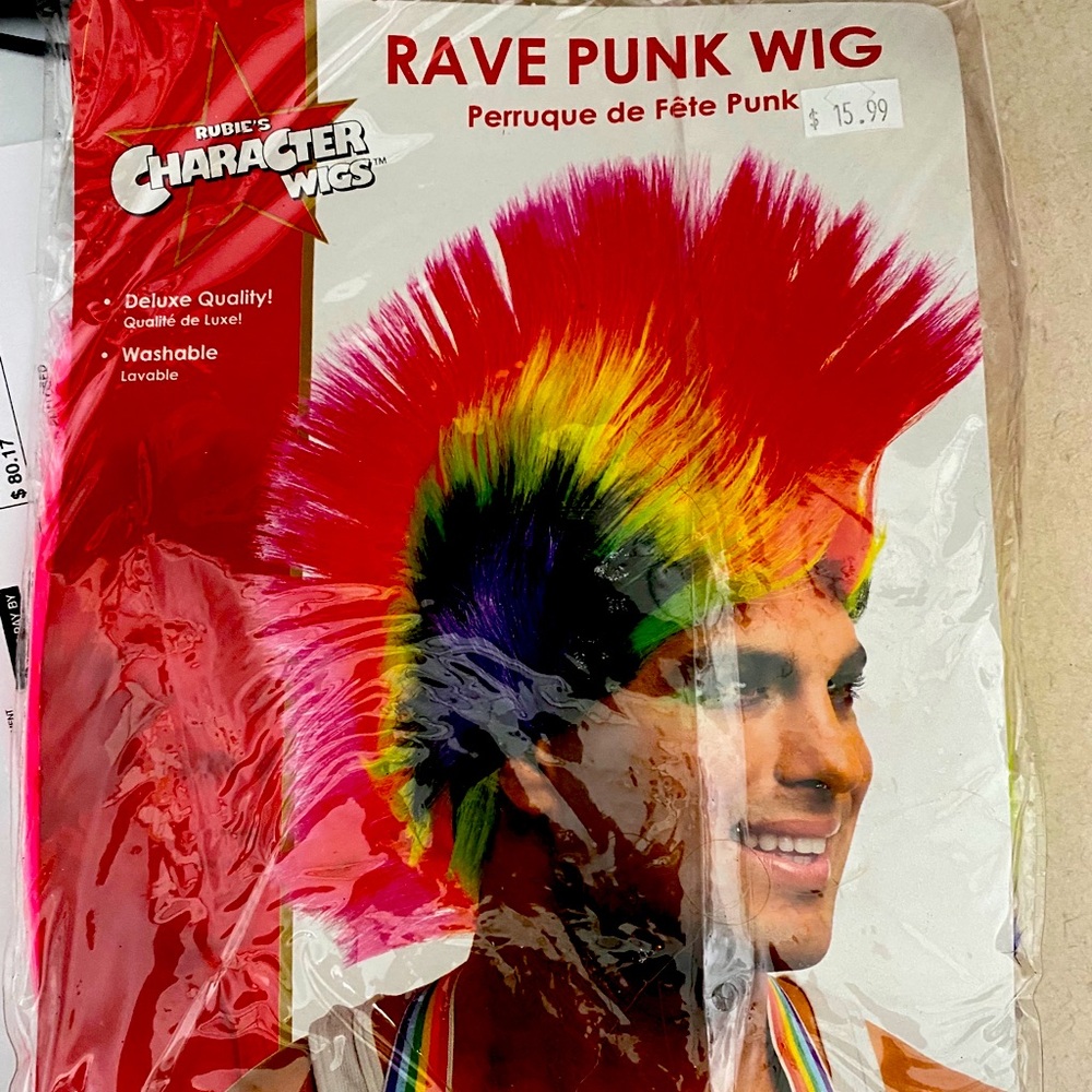 Rave Punk Wig 🤘🏻🧑🏻‍🎤